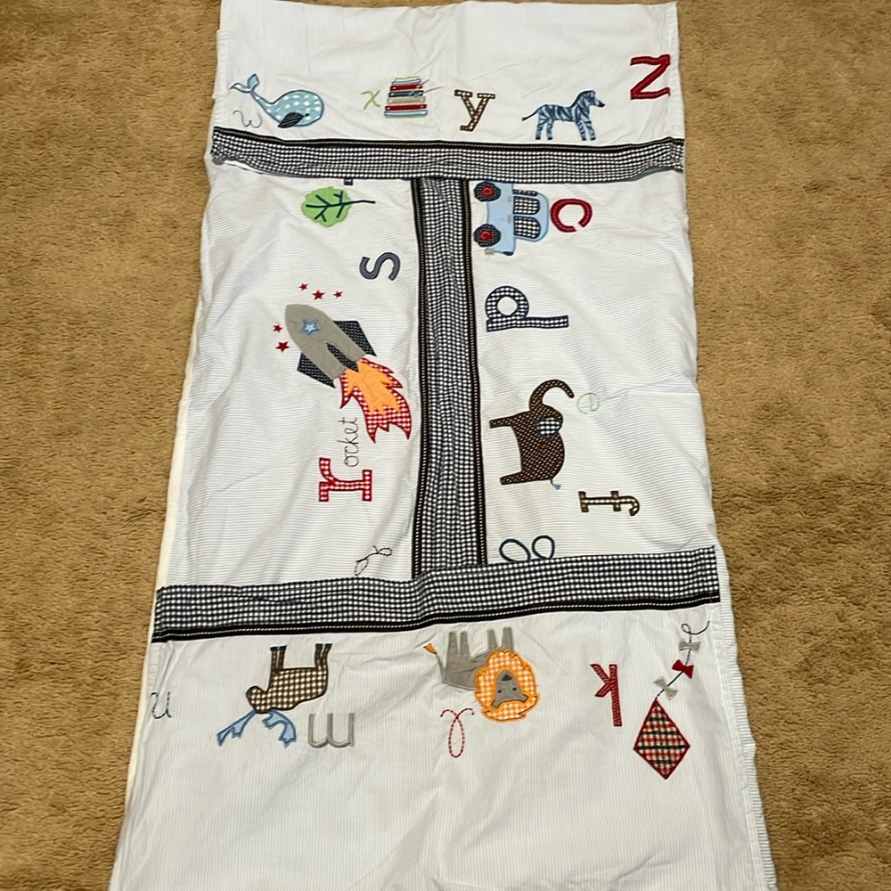 Pottery Barn Kids Alphabet Crib Skirt
